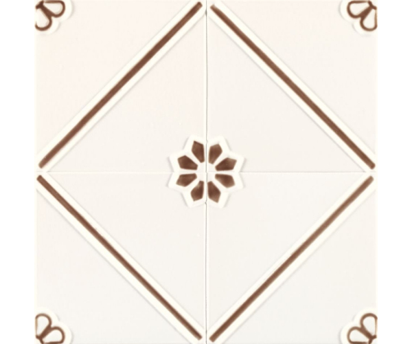 Retro dekor Grazia Formelle Anversa Topazio 13x13