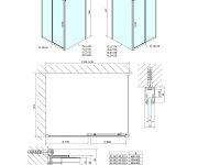 Polysan Easy Obdélníkový Sprchový Kout 1600x800mm, čiré Sklo L/p Varianta