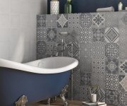 Retro dlažba Deceram PAM Sloane Cement decor MIX 22,3x22,3 (skladem)