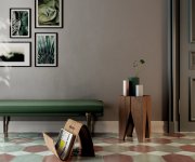 Dlažba jako beton CIR Materia Prima Soft Mint Esagona 24x27,7 - zelená