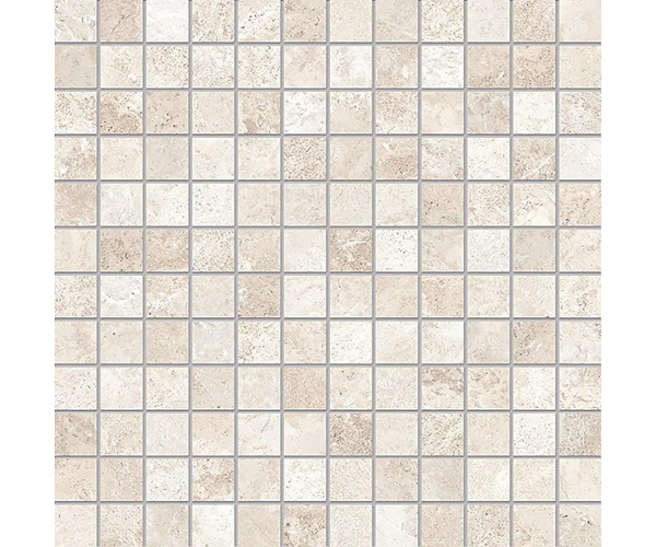 Mozaika jako beton EdimaxAstor Echoes Mosaico Light 30x30 Matt. Rett. (2,5x2,5) - béžová