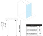 Polysan Esca Matné Sklo 867x2100mm