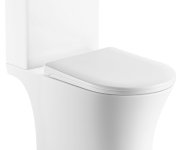 Aqualine Vito Wc Kombi, Rimless, Spodní/zadní Odpad, Bílá
