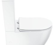 WC kombi Optima RimOff set, včetně sedátka SoftClose - WC kombi Optima RimOff set, vario odpad, bílá X01870