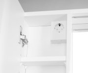 Aqualine Zoja/keramia Fresh Strip Galerka S Led Osvětlením, 60x60x14cm, Levá, Bílá
