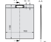 Polysan Kazuko Sprchová Vanička Z Litého Mramoru, Obdélník 110x90cm, Bílá
