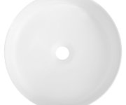 Isvea Infinity Round Keramické Umyvadlo Na Desku, Průměr 36cm, Bílá Mat
