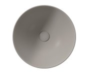 Gsi Pura Keramické Umyvadlo Na Desku Vysoké, Průměr 42cm, Tortora Mat