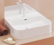 Umyvadlová stojánková baterie Espirit BeCool ES 012.01 - ES 012.11WV Umyvadlová stojánková baterie BeCool 190 mm bez výpusti, White Velvet X070395