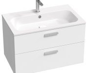 Skříňka Chrome II pod umyvadlo - SD Chrome II 80 skříňka pod umyvadlo bílá, madla chrom X000001774