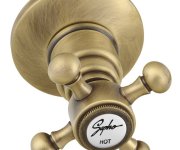 Sapho Antea Podomítková Sprchová Baterie, 2 Výstupy, Bronz