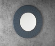 Sapho Lumiro Strip Kulaté Zrcadlo S Led Osvětlením V Rámu ø 75cm, Siena