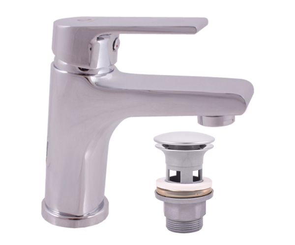 Umyvadlová baterie s výpustí COLORADO Chrom 1/2" CO127.5