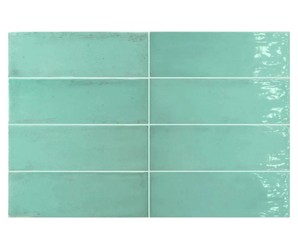 Retro obklad Equipe Fango Aquamarine Gloss 5x15 - tyrkysová