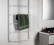 Sapho Ska Nástěnný Sušák Ručníků 600x1150x100mm, Bílá Mat