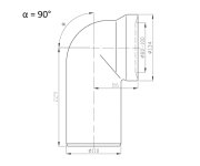 Bruckner Koleno 90 Dopojení K Wc, 110mm