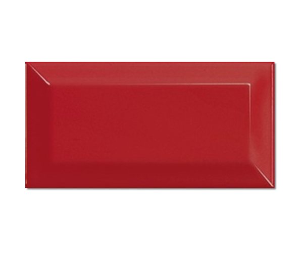 Obklad Equipe Metro Rosso 7,5x15 - červená