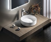 Isvea Infinity Round Keramické Umyvadlo Na Desku, Průměr 36cm, Bílá
