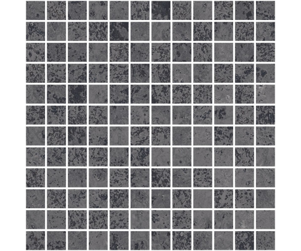 Obklad jako kov Aparici Corten Iron Mosaico 30x30 Rett. (2,5x2,5) - antracitová