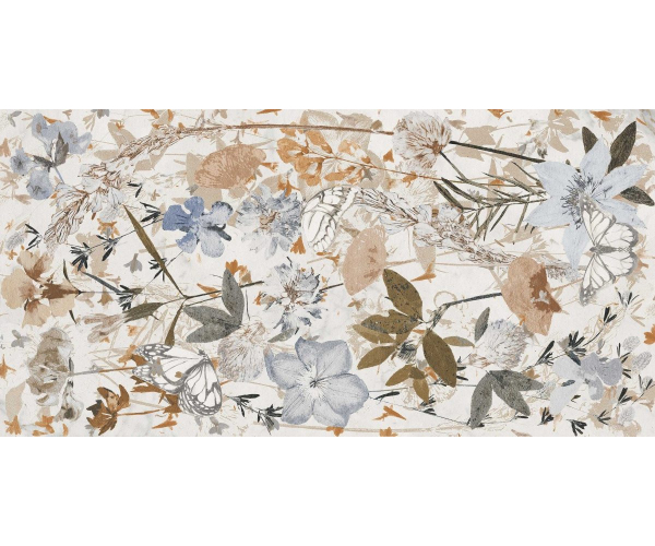 Květinová dlažba La Fenice Marble Velvet Jolie 60x120 Matt. Rett.