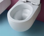 Kerasan Flo Závěsná Wc Mísa, Rimless, 37x54cm, Bílá