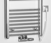 Aqualine Alya Otopné Těleso Rovné 400x1188mm, Středové Připojení, Chrom