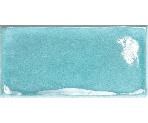 Retro obklad Tonalite Kraklé tavella acqua chiara 7,5x15 - tyrkysová