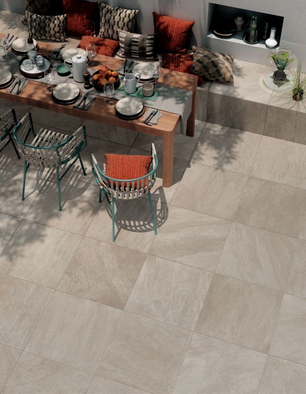 Realizace Venkovní dlažba	Deceram Outdoor SK Beige