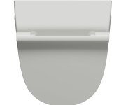 Gsi Community Urinál Se Zakrytým Přívodem Vody S Otvory Pro Víko, Rimless, 31x65cm, Cenere Mat