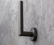 Sapho X-round Gun Metal Držák Toaletního Papíru Rezervní, Gun Metal