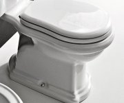 Kerasan Retro Wc Kombi Mísa 38,5x72cm, Zadní Odpad, Bílá