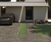 Protiskluzná 2cm dlažba jako mramor Castelvetro Slate Stones Piombo 60x120 Rett. - šedá