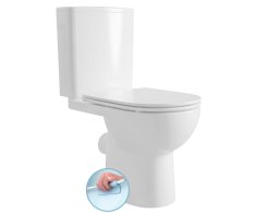 Aqualine Tavon Wc Kombi, Rimless, Zadní Odpad, Bílá