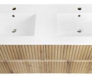 Aqualine Paneda Strip Umyvadlová Skříňka 119x55x45,2cm, Dub Emporio