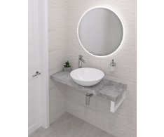 Sapho Avice Deska Pod Umyvadlo 80x36cm, Tl.5cm, Cement