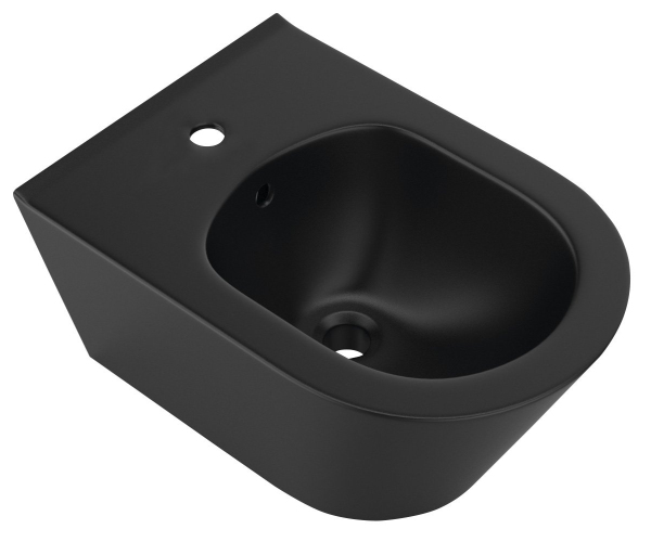 Sapho Avva Bidet Závěsný 35,5x53 Cm, černá Mat
