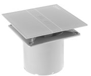Cata E-100 Gsth Koupelnový Ventilátor Axiální S Automatem,4w/8w,potrubí 100mm,stříbrná