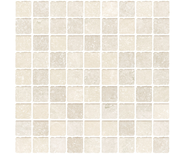 Mozaika jako beton Cerdomus Effetto P. di Ostuni Mosaico Avorio Nat. 30x30 - béžová