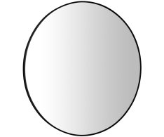 Sapho Arowana Kulaté Zrcadlo V Rámu ø 100cm, černá Mat
