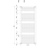 Aqualine Direct Otopné Těleso Se Středovým Připojením 600x1320 Mm, Bílá