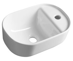 Cerastyle Manaki Keramické Umývátko 42x28cm, Bílá