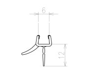 Okapnička Chrome, Pivot, Nexty - Okapnička čtvrtkruhová KK4 Chrome D000000025
