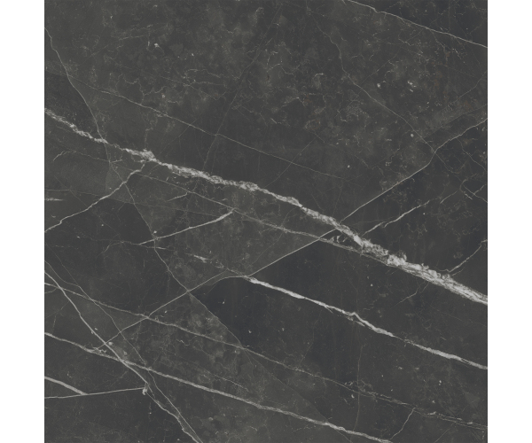 Dlažba jako mramor Marca Corona Scultorea Dark Diamond 120x120 Luc. Rett. - antracitová