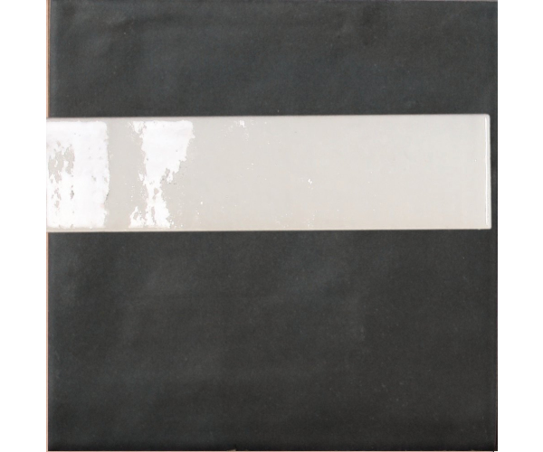 Vzorovaná dlažba Ape Contemporary Nelly Obsidian Matt 15x15 - antracitová
