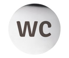 Sapho Cedule Wc, ø 75mm, Nerez Mat