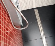 Gelco Manus Onda Nerezový Podlahový žlab S Roštem, L-1050, Dn50
