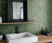 Obklad jako kámen Equipe Magma Malachite 6,5x20 - zelená