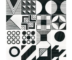 Equipe Caprice Deco Patchwork B&W 20x20 MIX