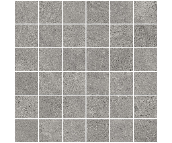 Mozaika jako kámen Sant Agostino Bergstone Mosaico Dark 30x30 Nat. Rett. - šedá