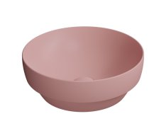 Gsi Pura Keramické Umyvadlo Na Desku, Průměr 40cm, Blush Mat